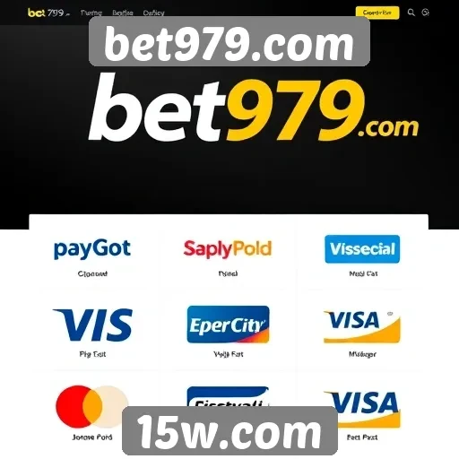 Métodos de pagamento aceitos no site bet979.com